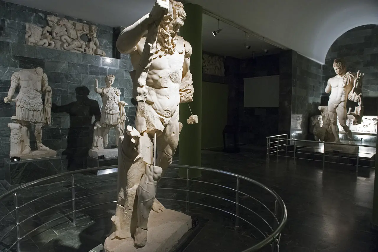 Marble statues from Perge in the Antalya Archaeological Museum